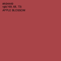 #A94449 - Apple Blossom Color Image